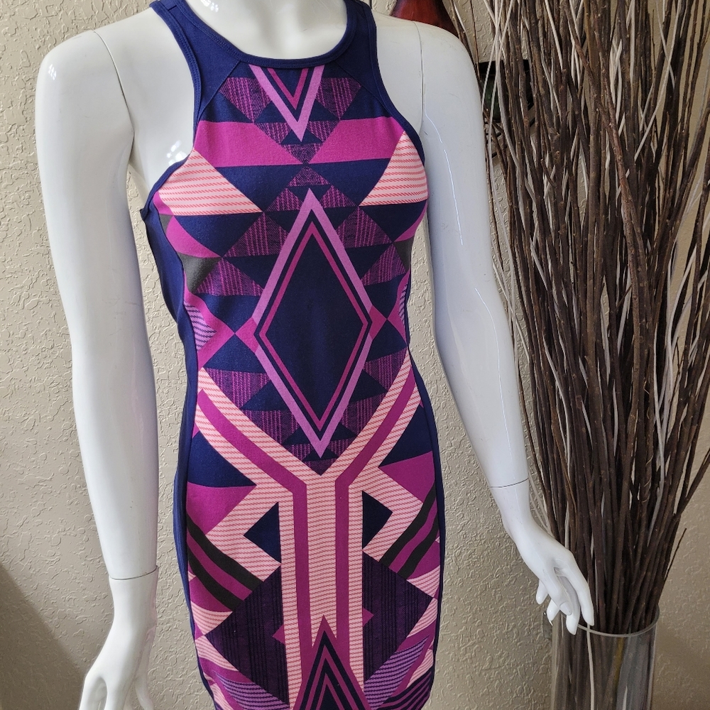 Express Multicolored stretch dress
